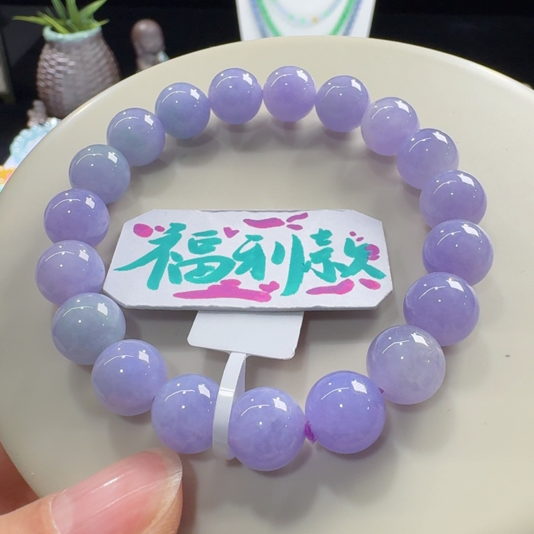 未镶嵌手链翡翠红春妖紫单圈10mm