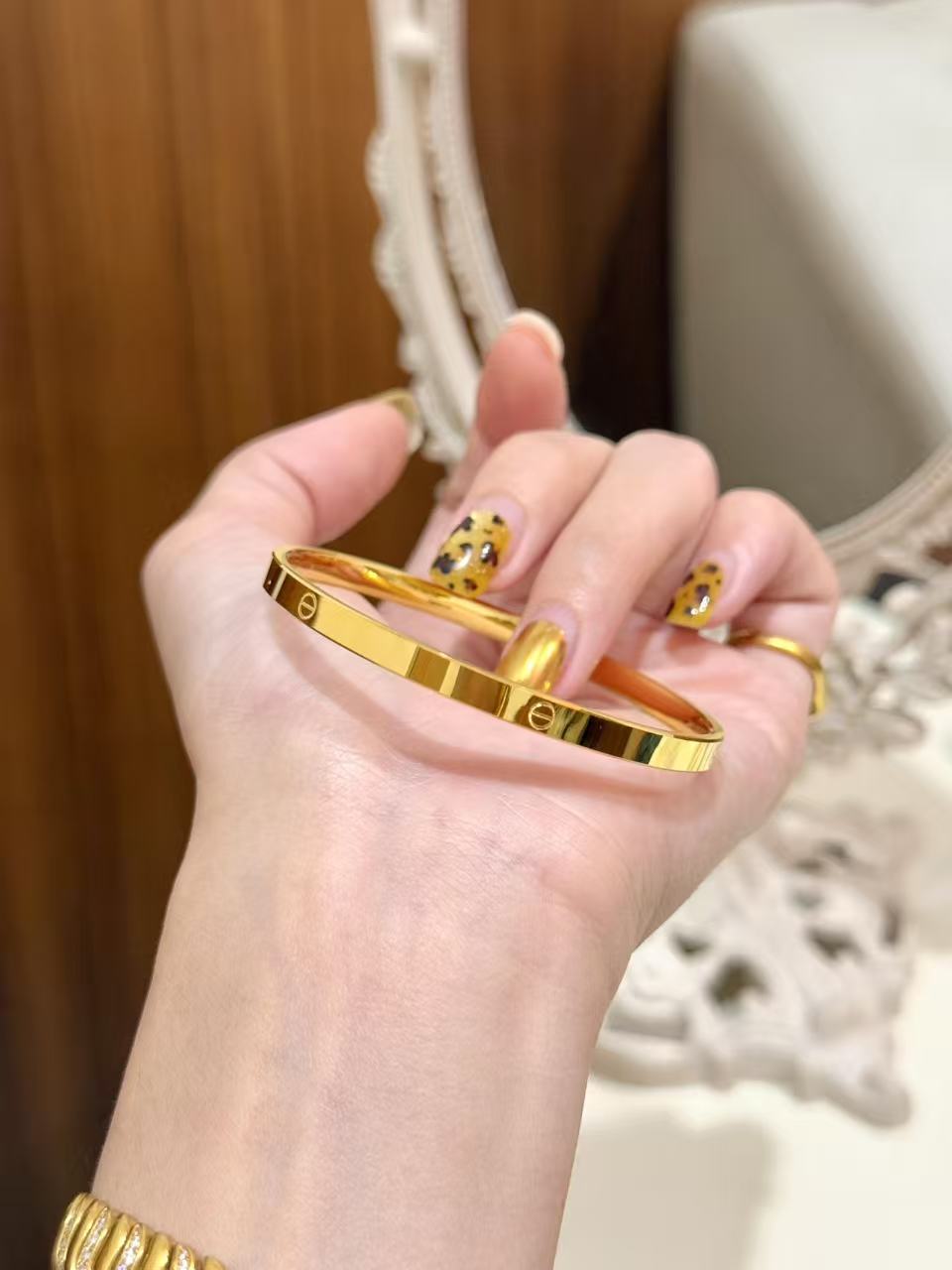 （卡家一字纹手卓）水贝手工经典时尚百搭古风配饰