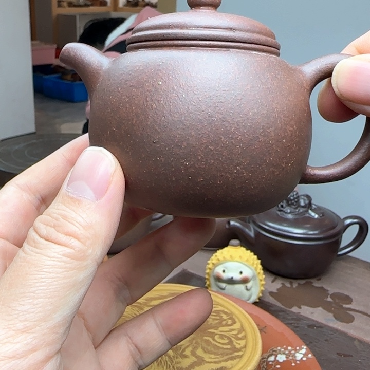 紫砂茶壶底槽清匏尊微瑕特价130CC