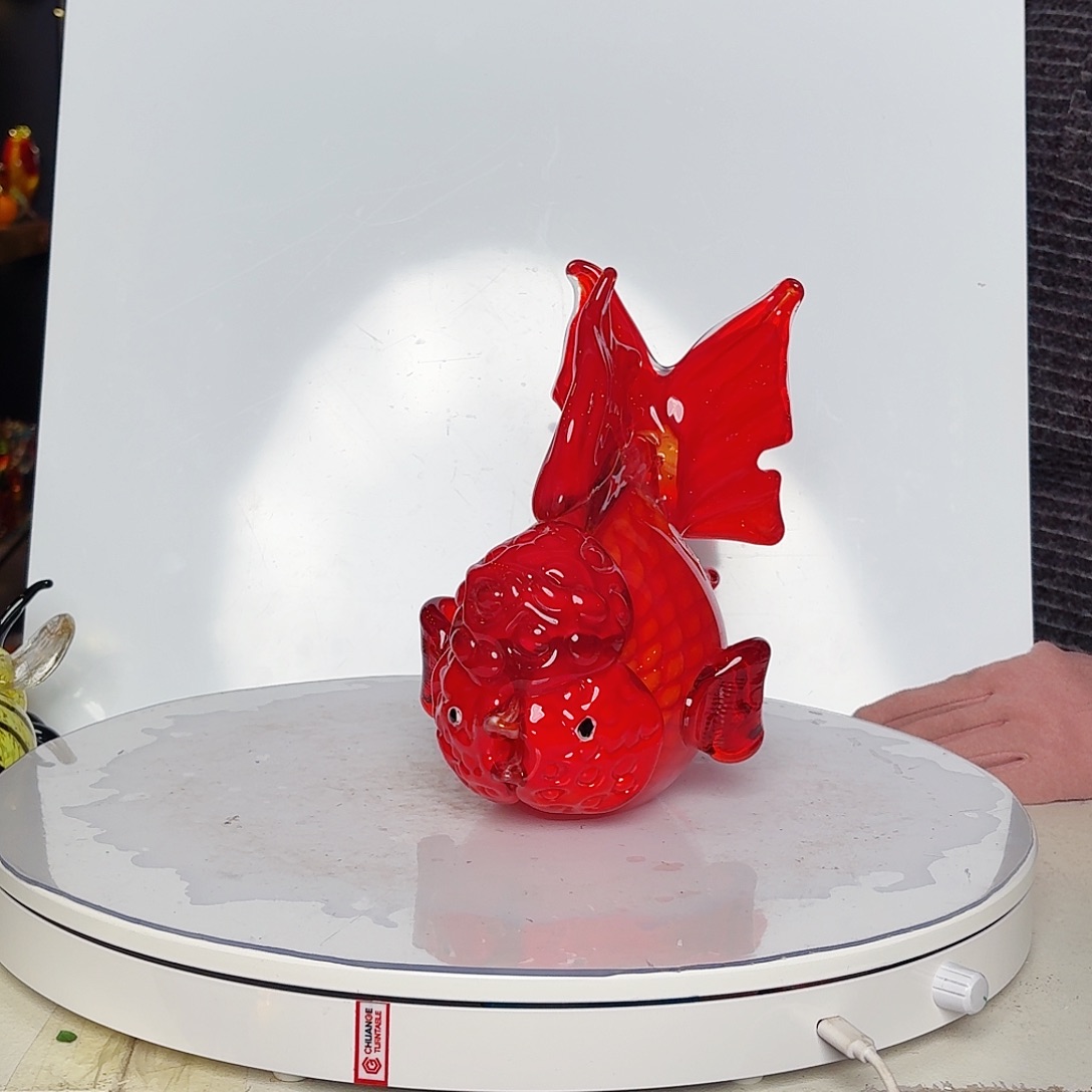 摆件琉璃花开的时候真的