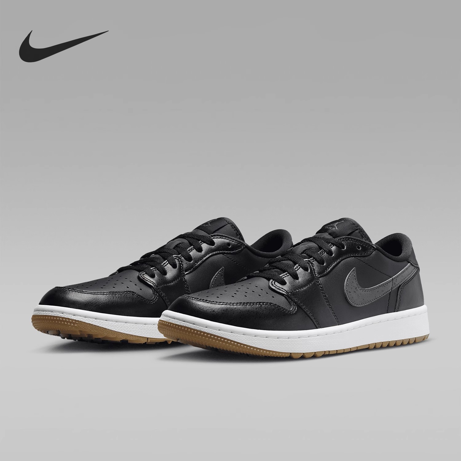 NIKE/耐克乔丹AJ1板鞋春季新款男高尔夫球鞋缓震抓地男高尔夫球鞋