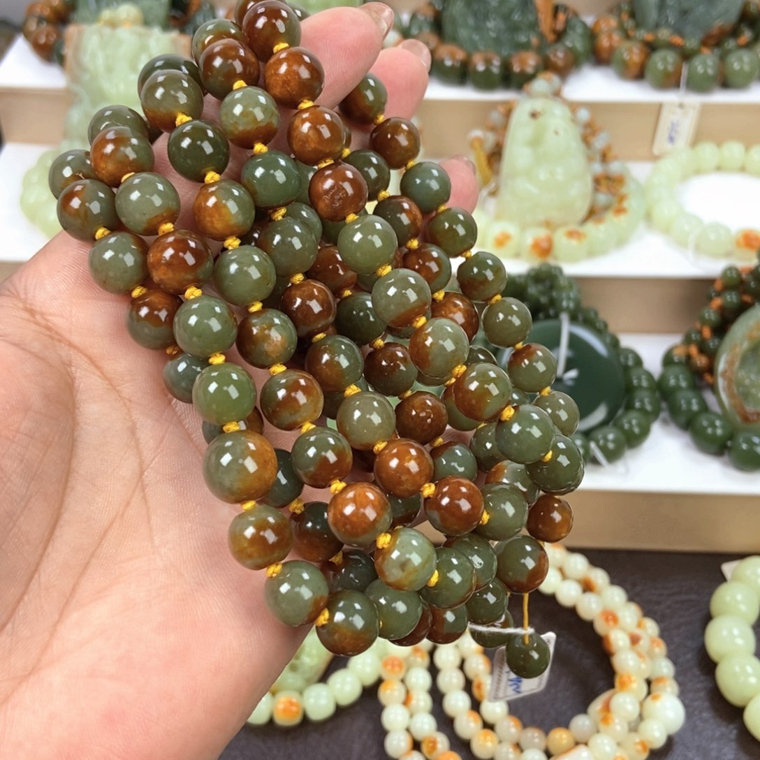 透闪石质玉手链未镶嵌姓***理