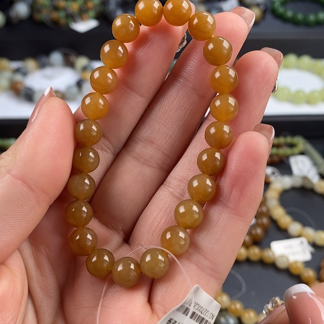 和田玉手串未镶嵌