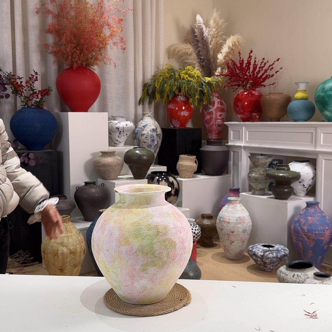 摆件花瓶口9高25闪拍100