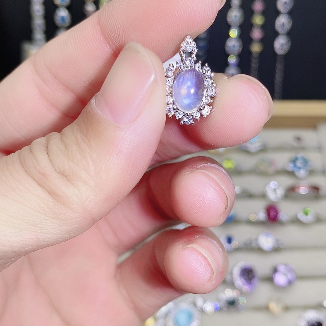 吊坠(不含链)未镶嵌月光石