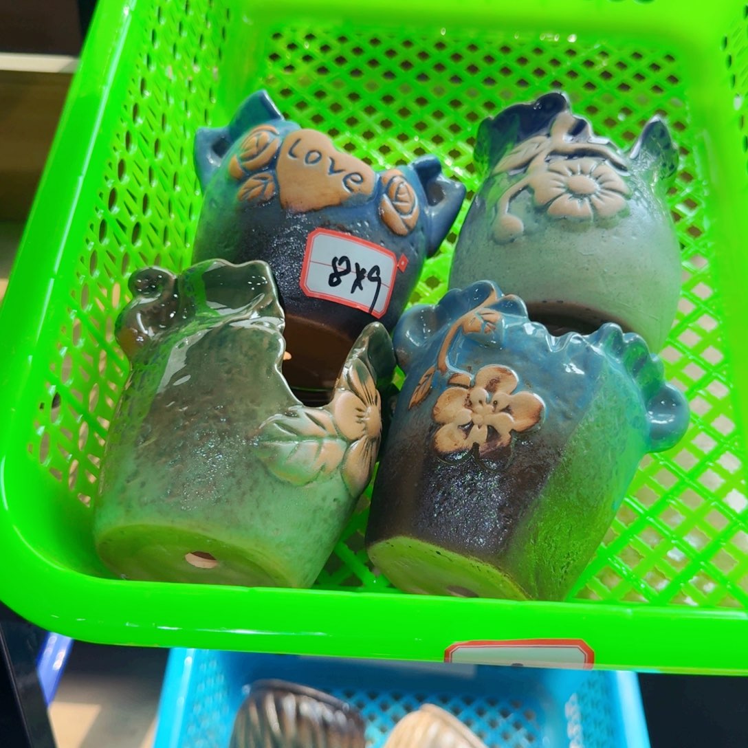 紫砂花盆粗陶盆醋