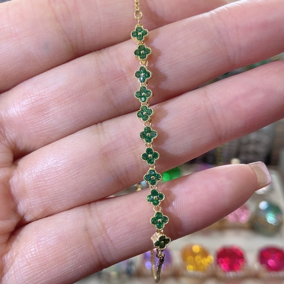 66锆石（处理）抽拉手链