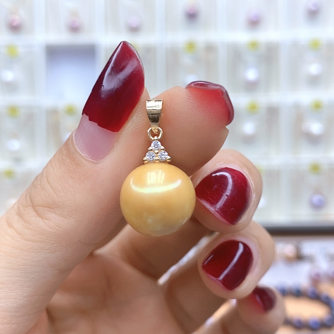 颈饰合金淡水珍珠