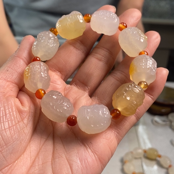 玛瑙/玉髓吊坠(不含链)未镶嵌宁***啦