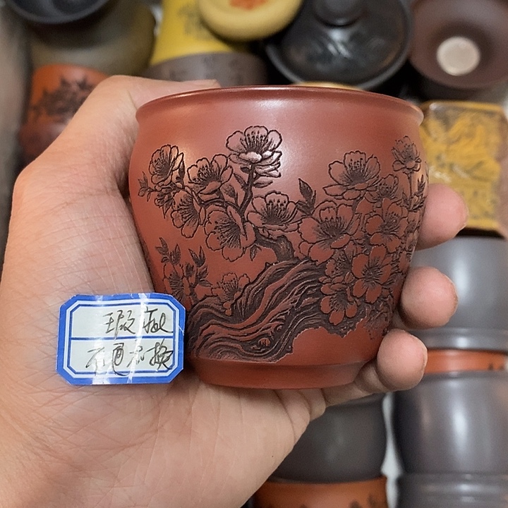 紫砂茶杯瑕疵不退不换