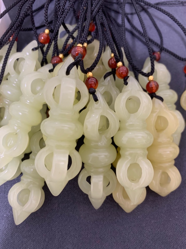 杵，金刚降磨杵，手工雕刻青海老细料