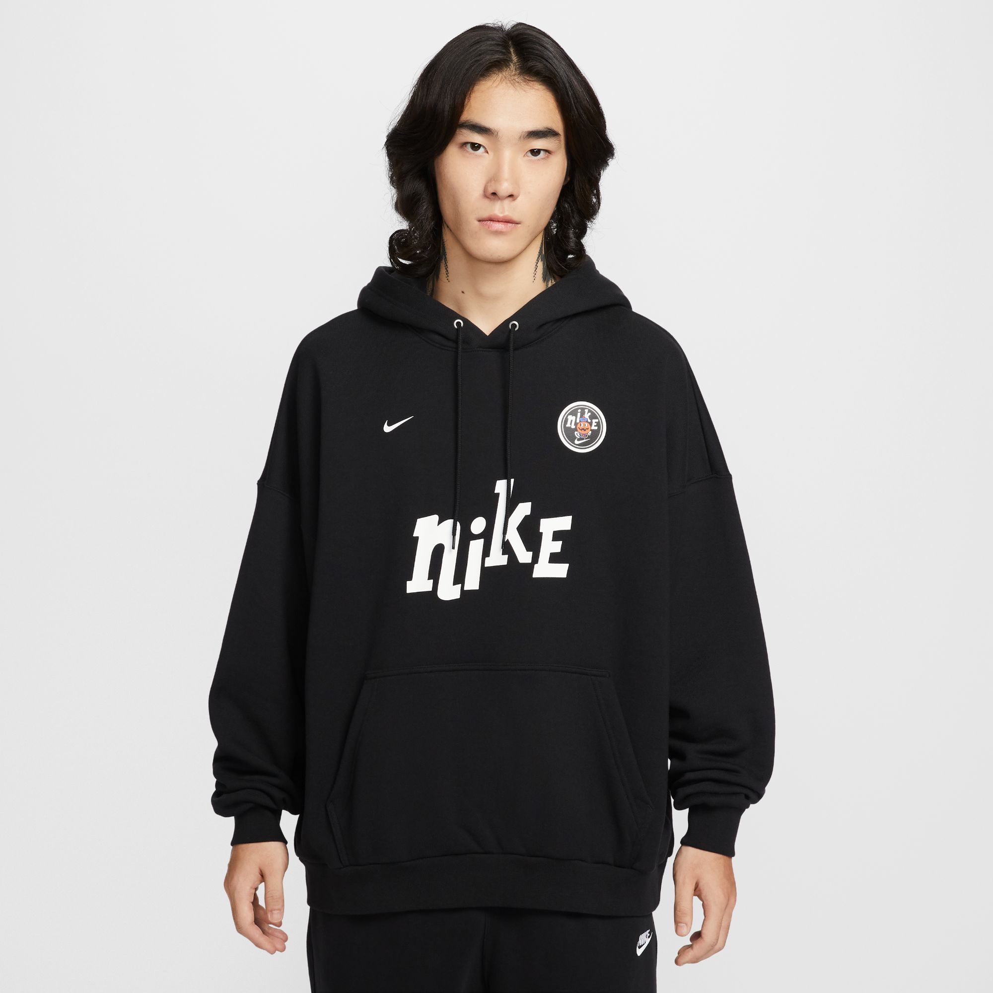 Nike耐克卫衣男子2025秋冬季训练运动休闲连帽套头衫 IM9356-010