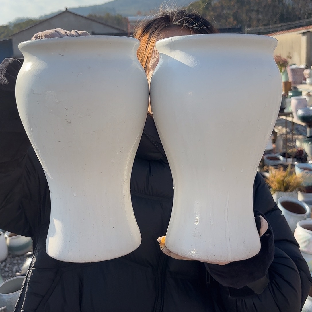 口径15高27两个白鱼尾