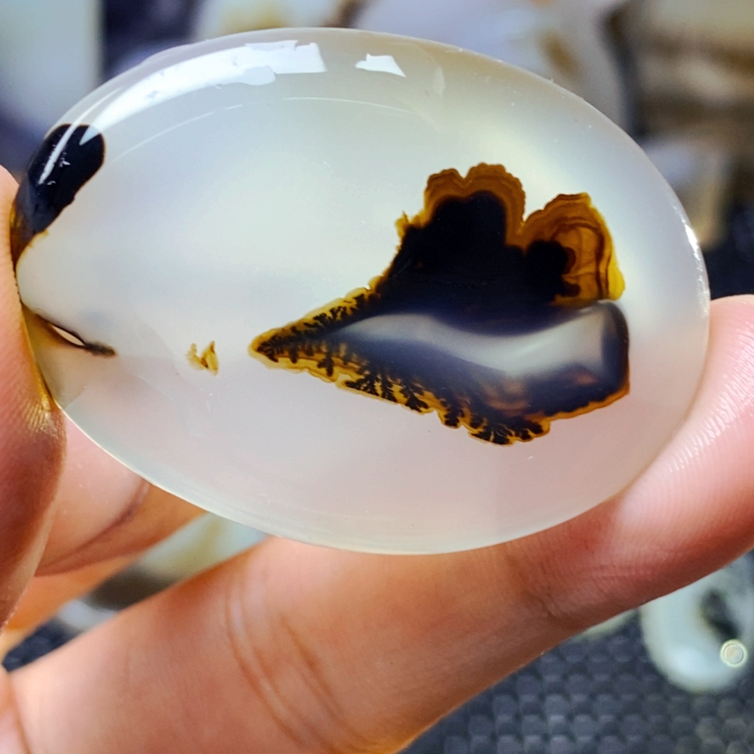 未镶嵌玛瑙/玉髓珠宝半成品