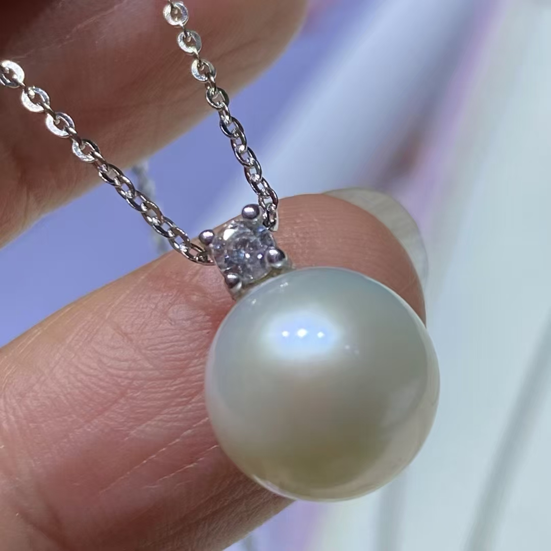 淡水珍珠吊坠项链 S925 86116713