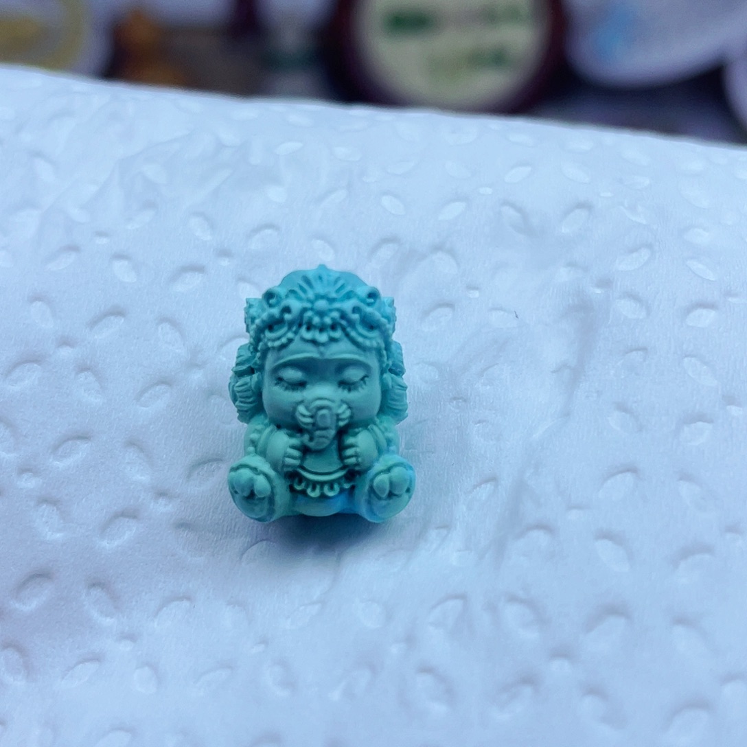 绿松石未镶嵌挂件订制