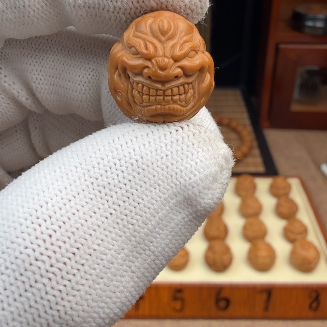 猴头核桃吊坠天眼獠牙恶僧