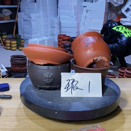 紫砂花盆紫砂花盆
