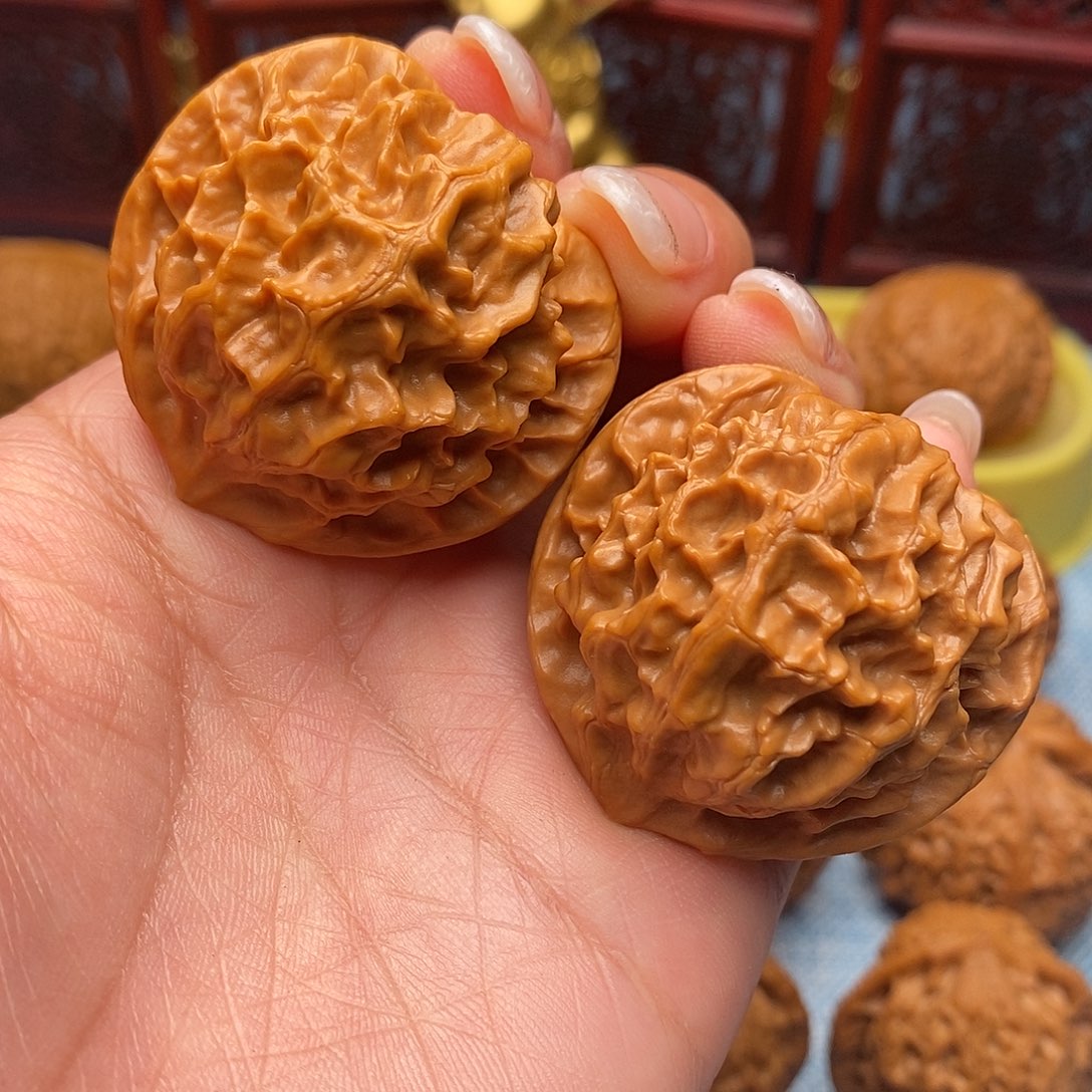 把件文玩核桃太行龙鳞40全品