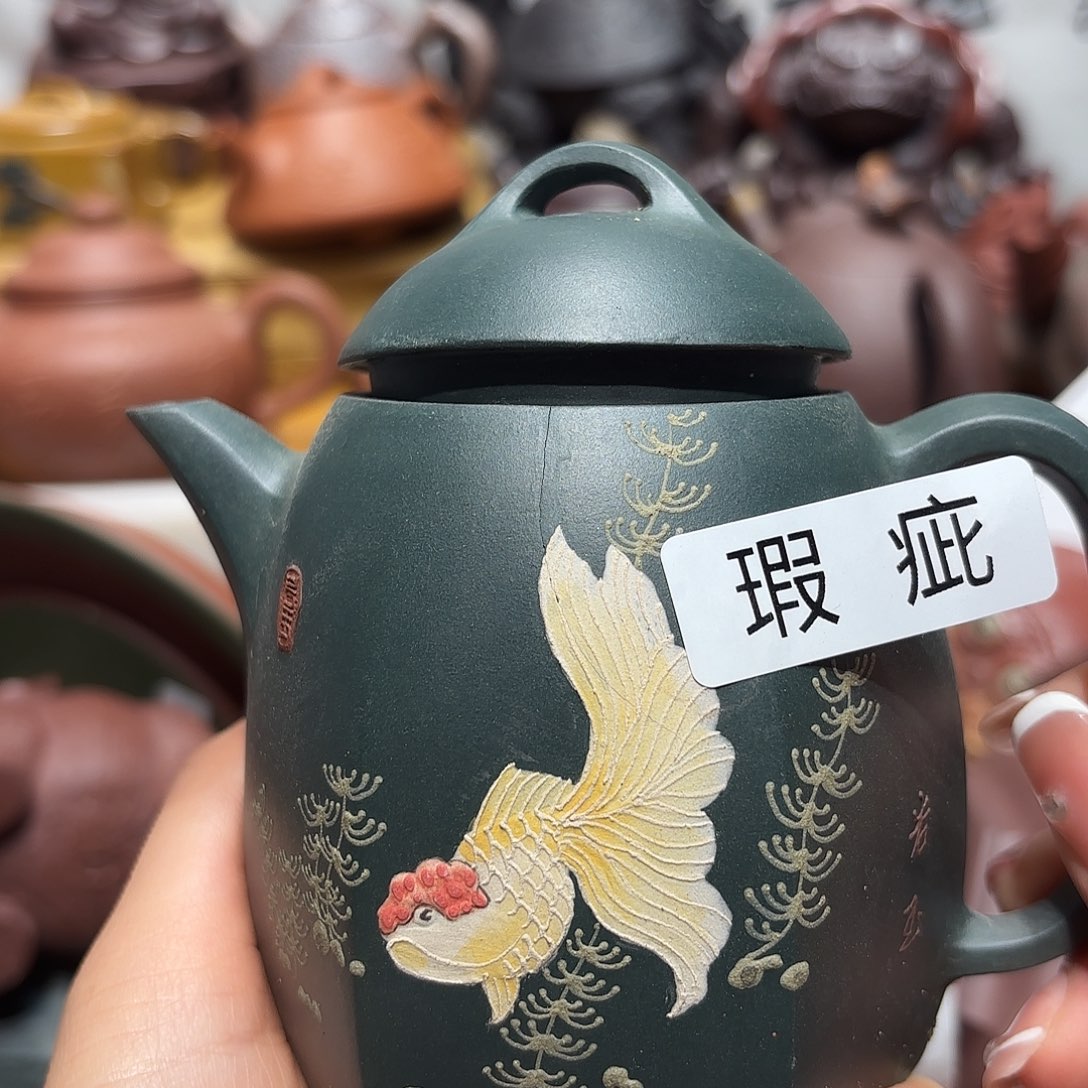 紫砂茶壶微瑕尾货听清再拍