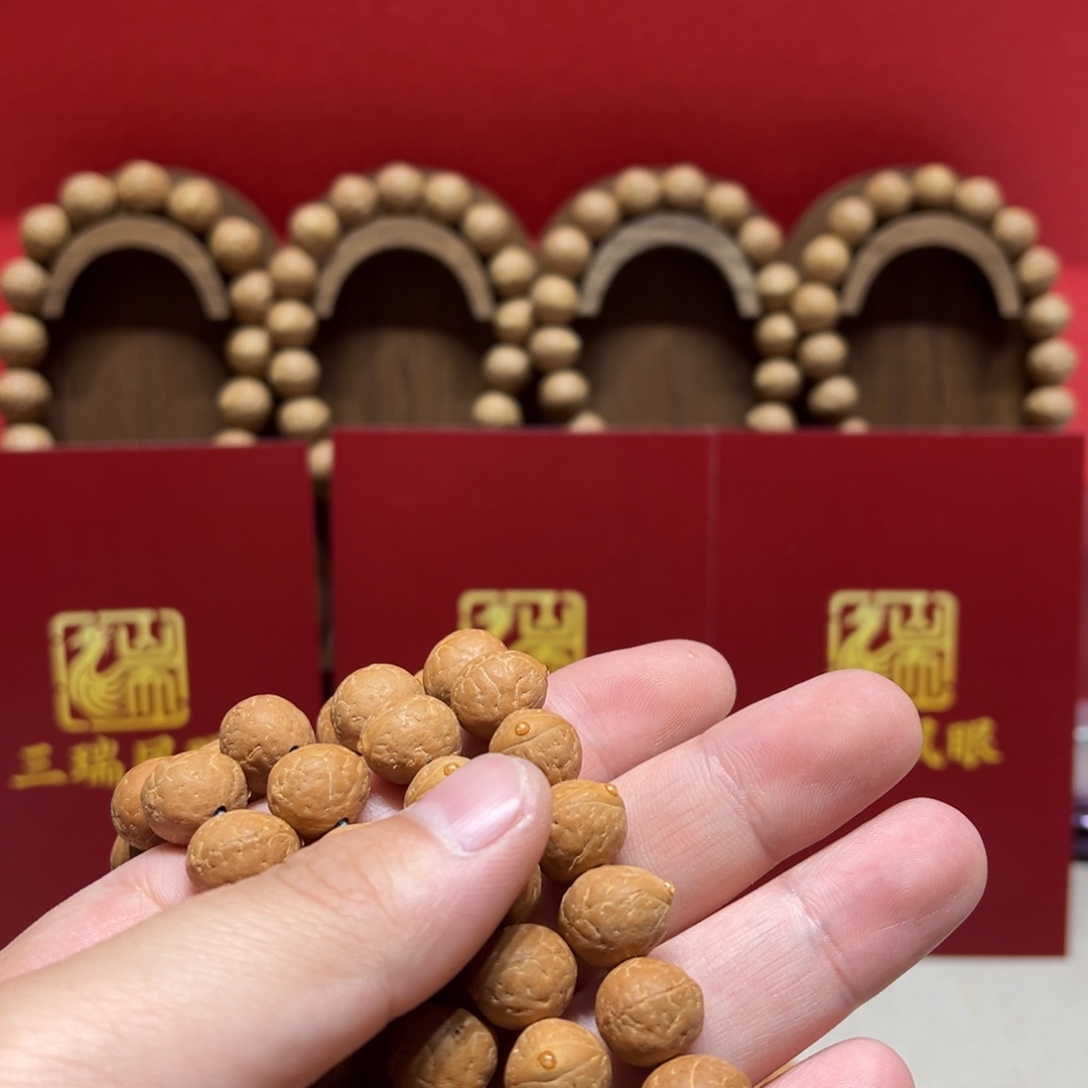 煎***子手串凤眼菩提12mm凤眼菩提54颗下播做