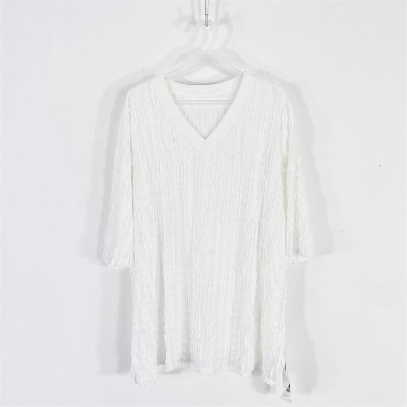 【77衣橱】KY9392精品女装上衣短袖T恤气质轻奢【红人上新】