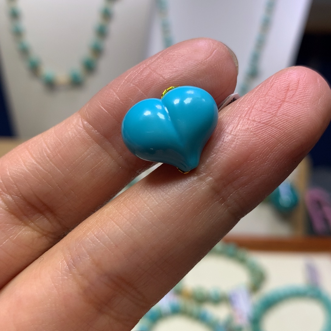 绿松石未镶嵌屁桃