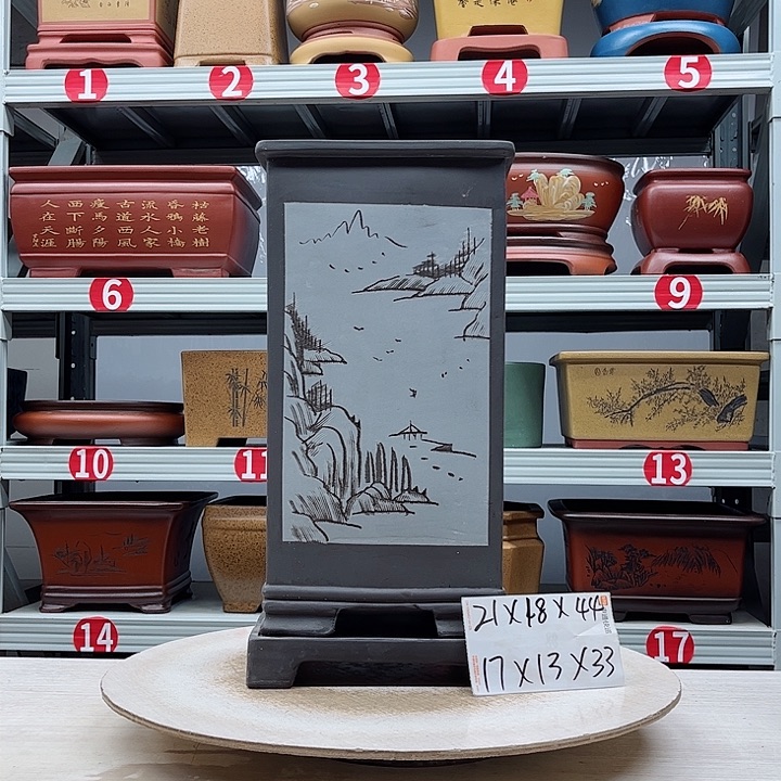 紫砂花盆紫砂花盆