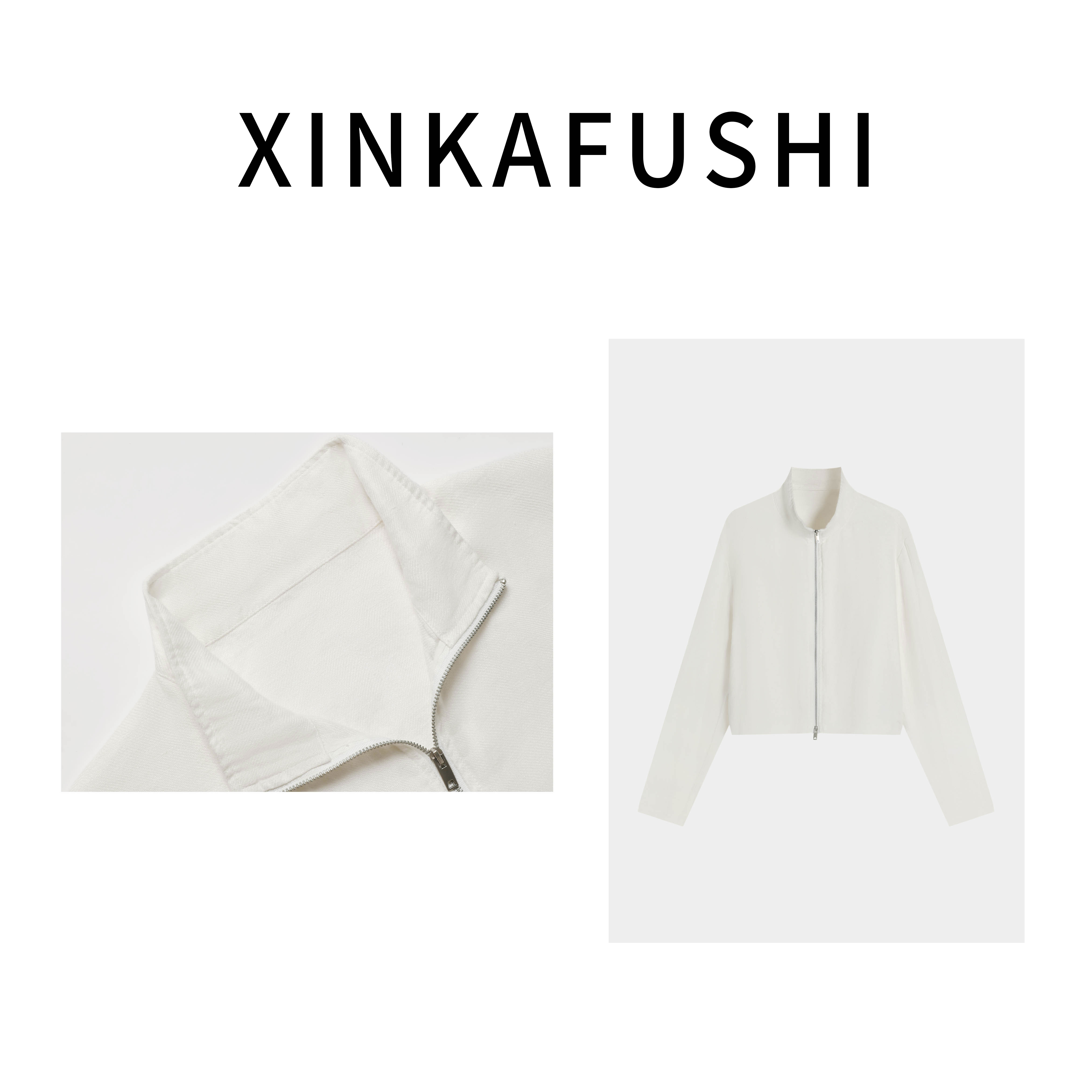 【与自然交感’】100亚麻气质夏季休闲百搭衬衫XYX80399