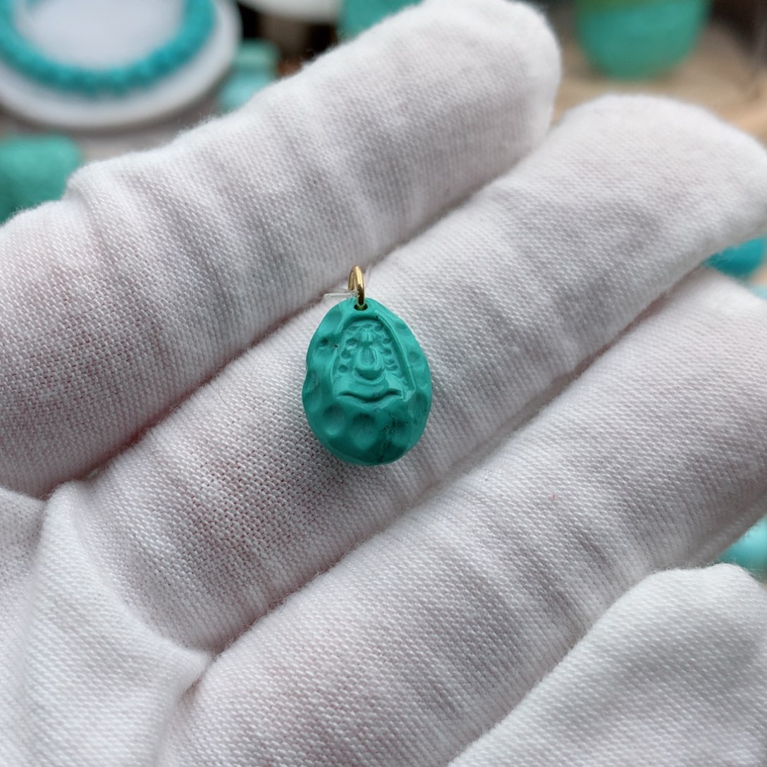 绿松石珠宝奇石未镶嵌