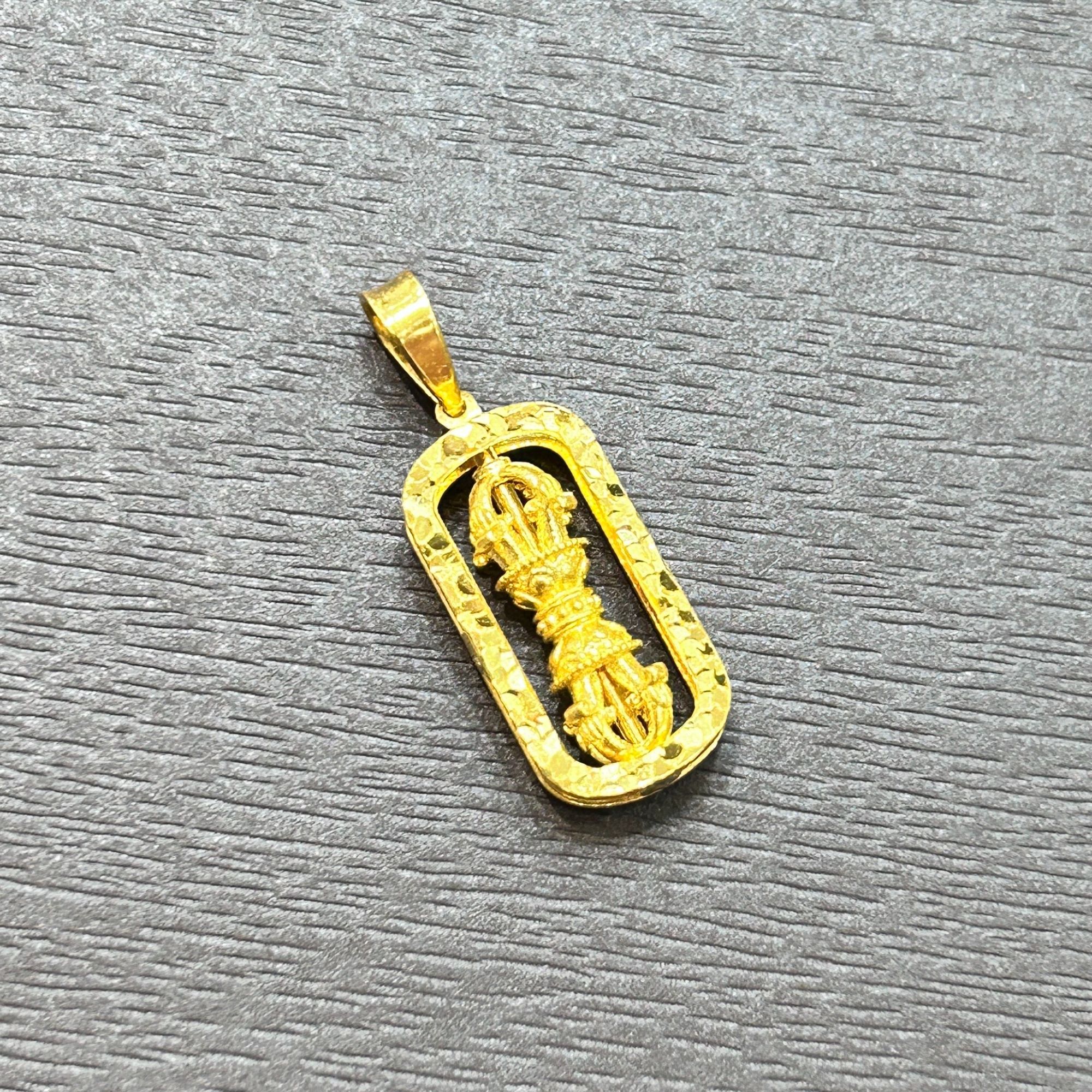 【店长专享】旋转降魔杵足金999投资金攒金ZBHJD1203克重多退少补