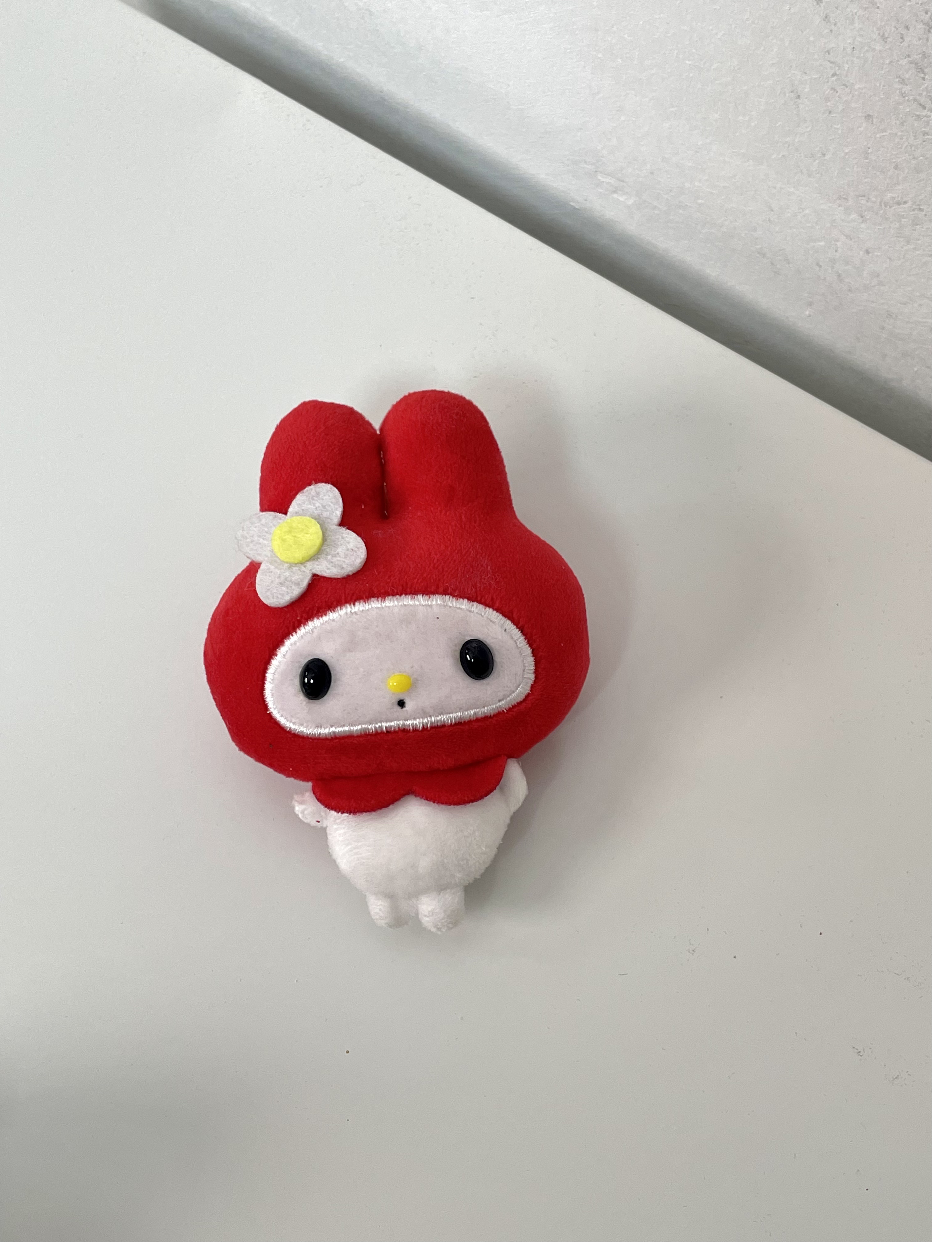 手作-站姿红头鸡蛋花美乐蒂 & 手作玩偶包包挂件