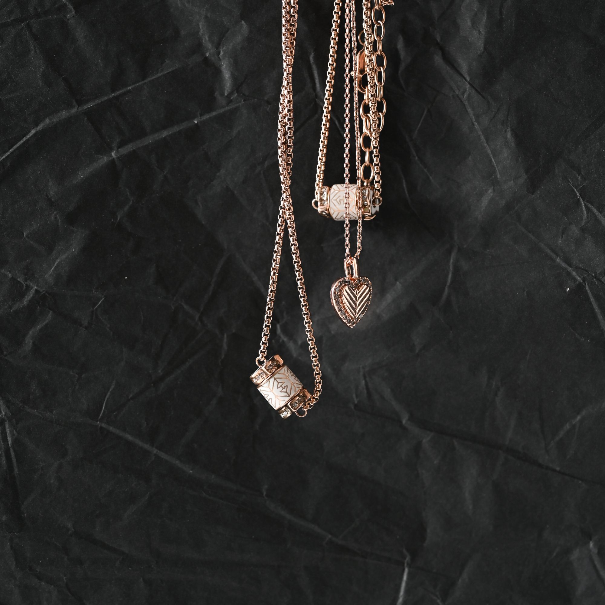 铜吊坠 女士心型吊坠  小蛮腰项链 