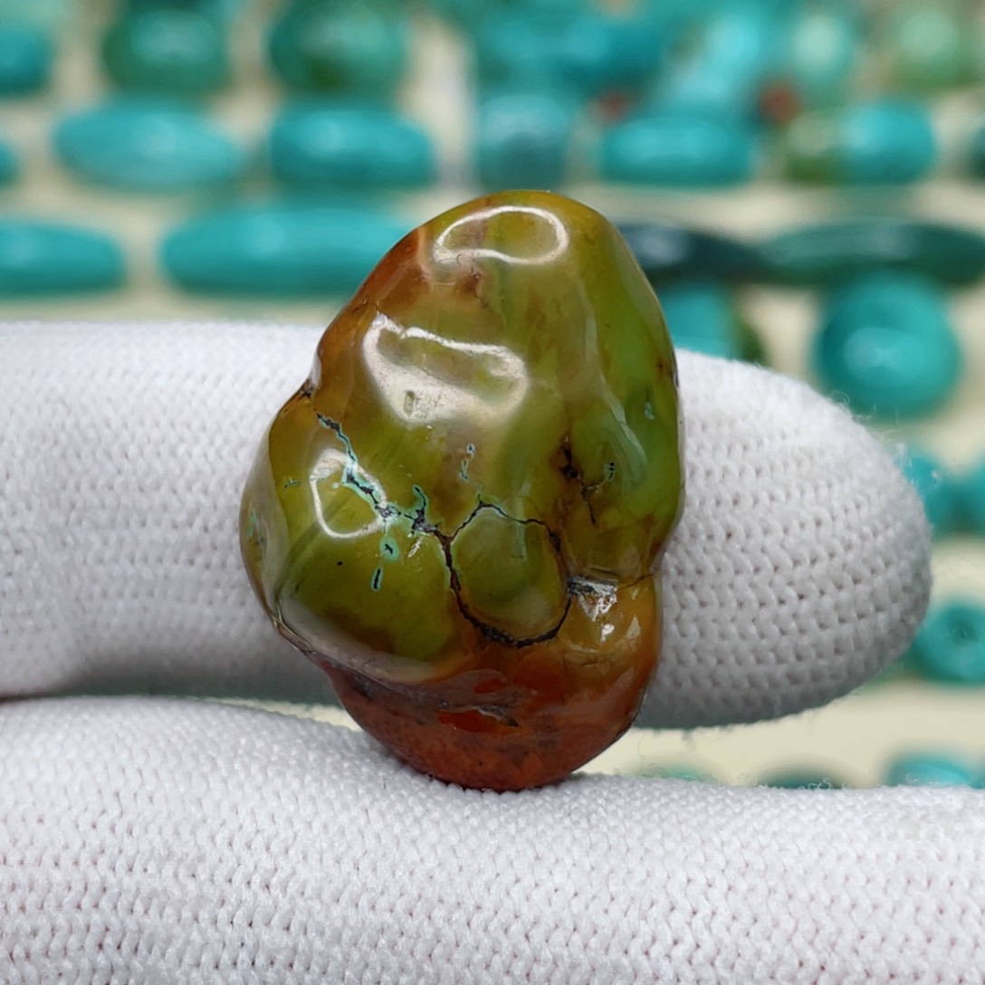 绿松石珠宝奇石未镶嵌