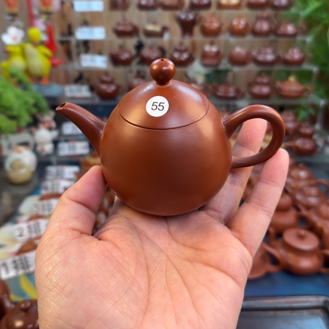朱泥茶壶微瑕120C