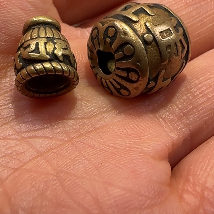 铜铁合金类六字真言三通