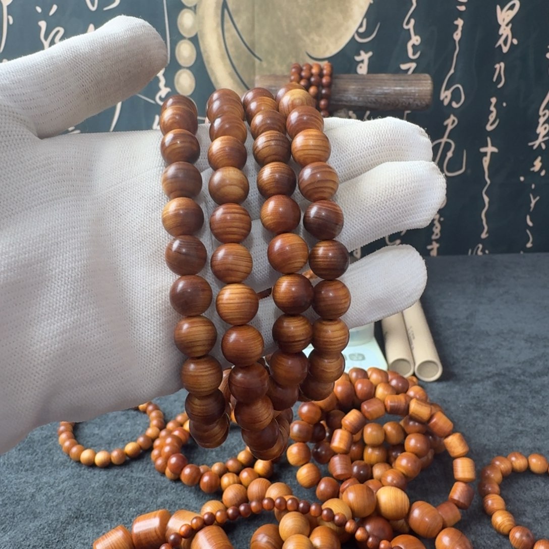 来***哥柏木（崖柏）手串/手链1.0圆珠108