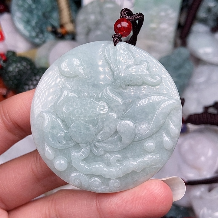 颈饰未镶嵌翡翠翡翠