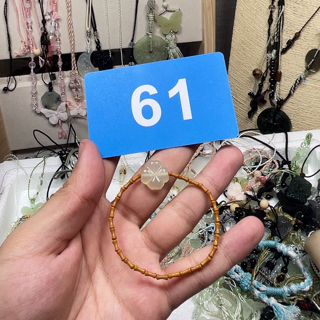 蛇纹石玉合金颈饰