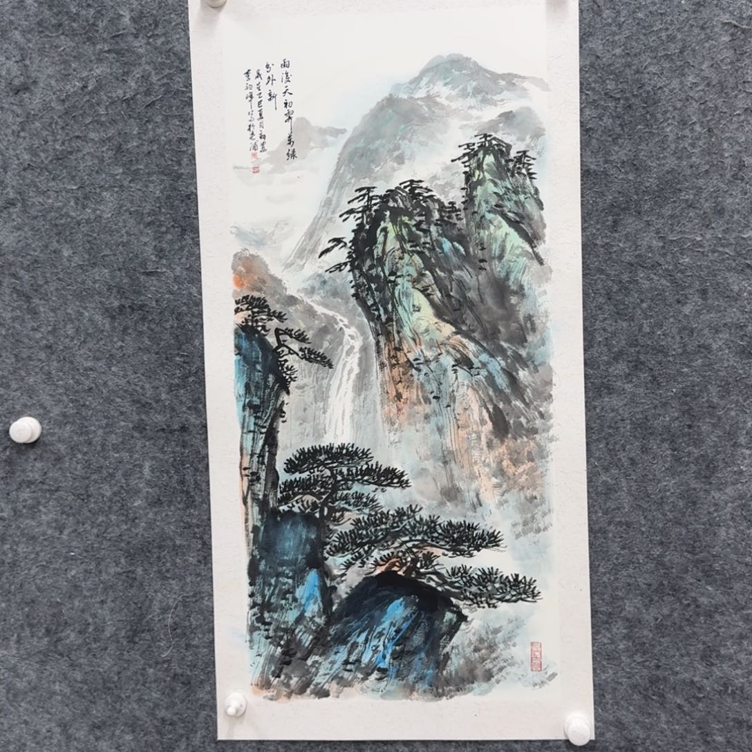 国画国画作品LJF老师