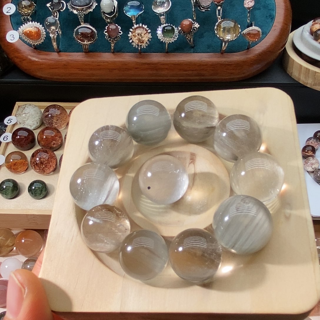 水晶珠宝半成品未镶嵌