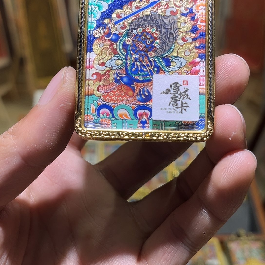 吊坠青海热贡纯手绘不动