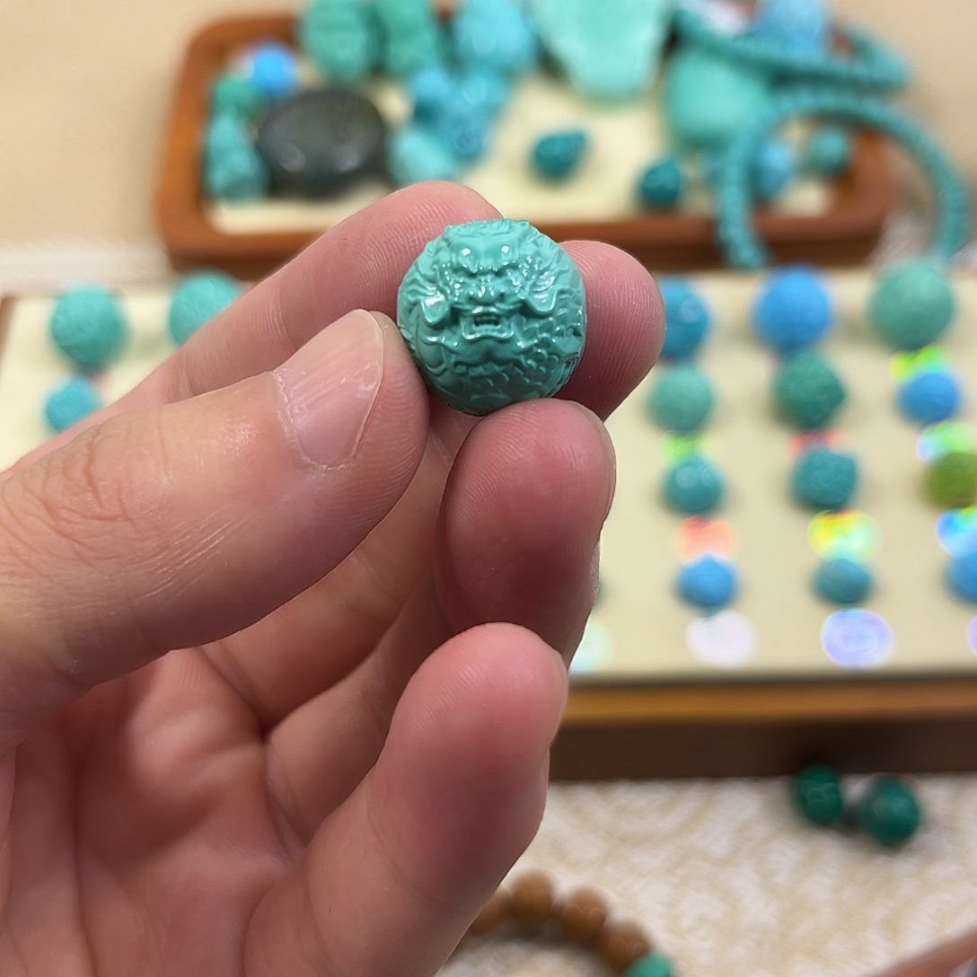 原生态湖北松配饰尺寸15.8