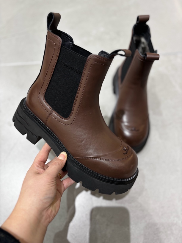 玛莎玛索MSMS101-705圆头时尚女鞋马丁靴烟筒靴大棉