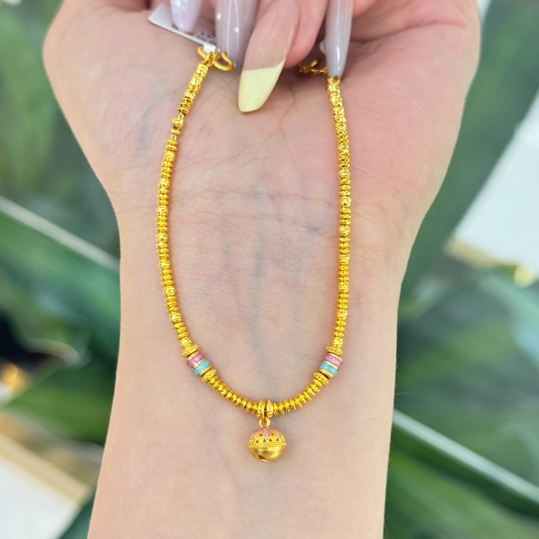 阿敏专属-Z【铃铛滴溜手链】足金999手绳（88）