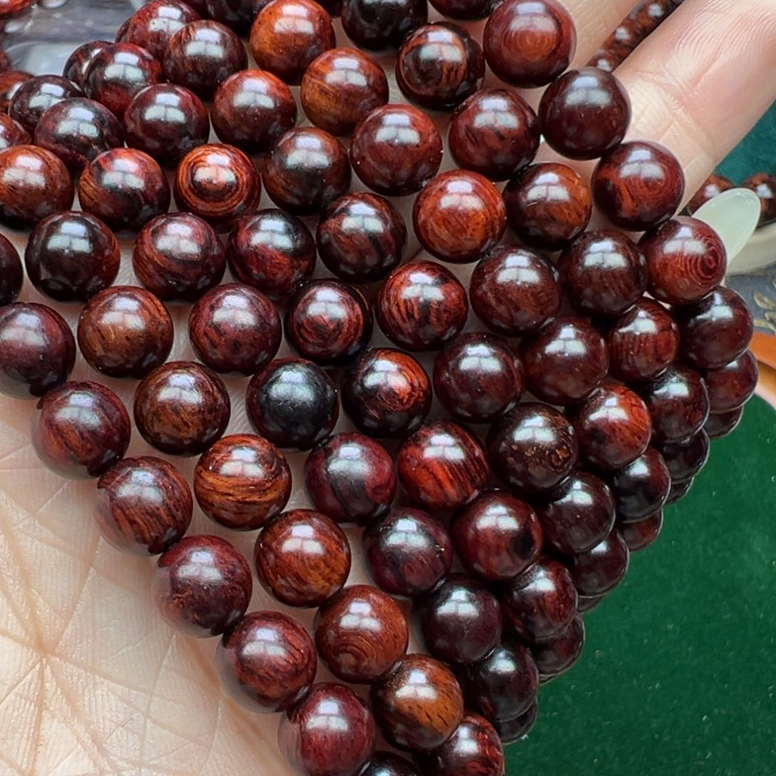 降真香无事牌海南红降0.8单圈芝麻纹微暇