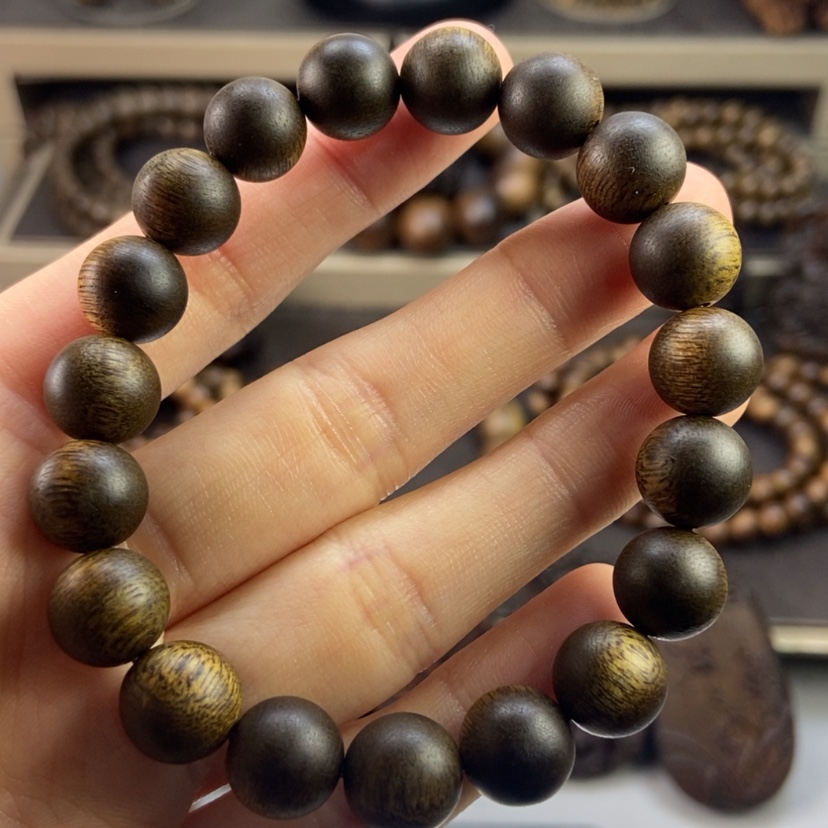 【闪购商品】沉香手串张*杰越南芽庄白棋