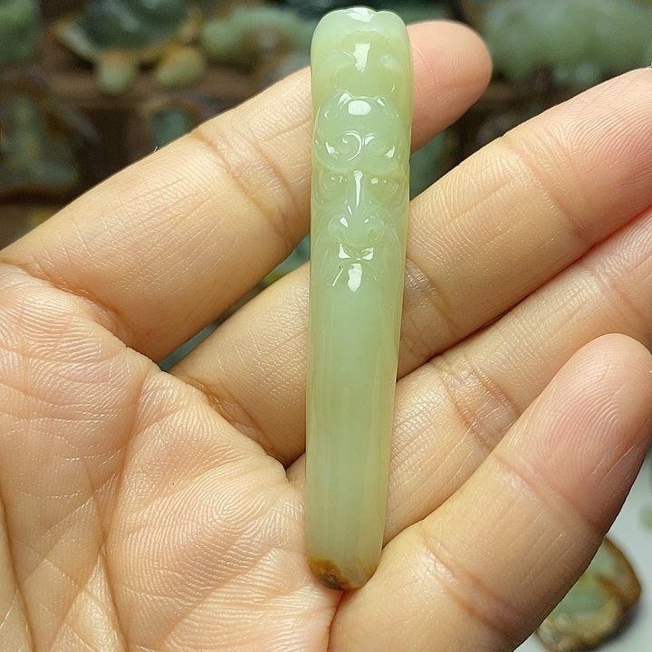 岫岩河磨玉（透闪石质玉）未镶嵌颈饰