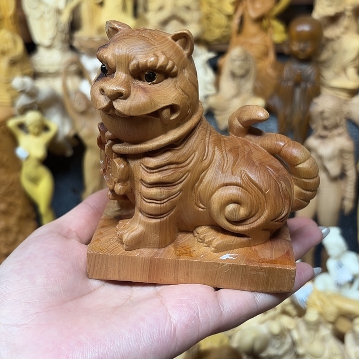 柏木（崖柏）崖柏瑕疵老虎