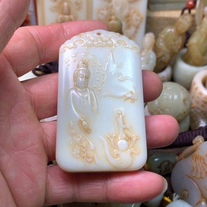 和田玉挂件未镶嵌用****7